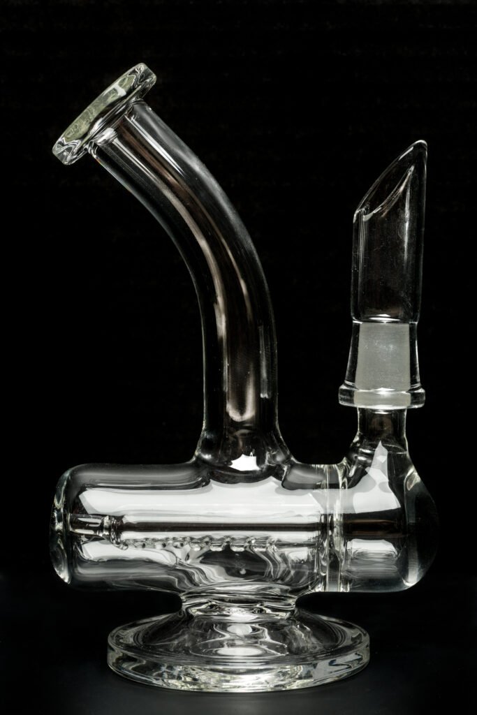 Recycler dab rig for marijuana concentrates